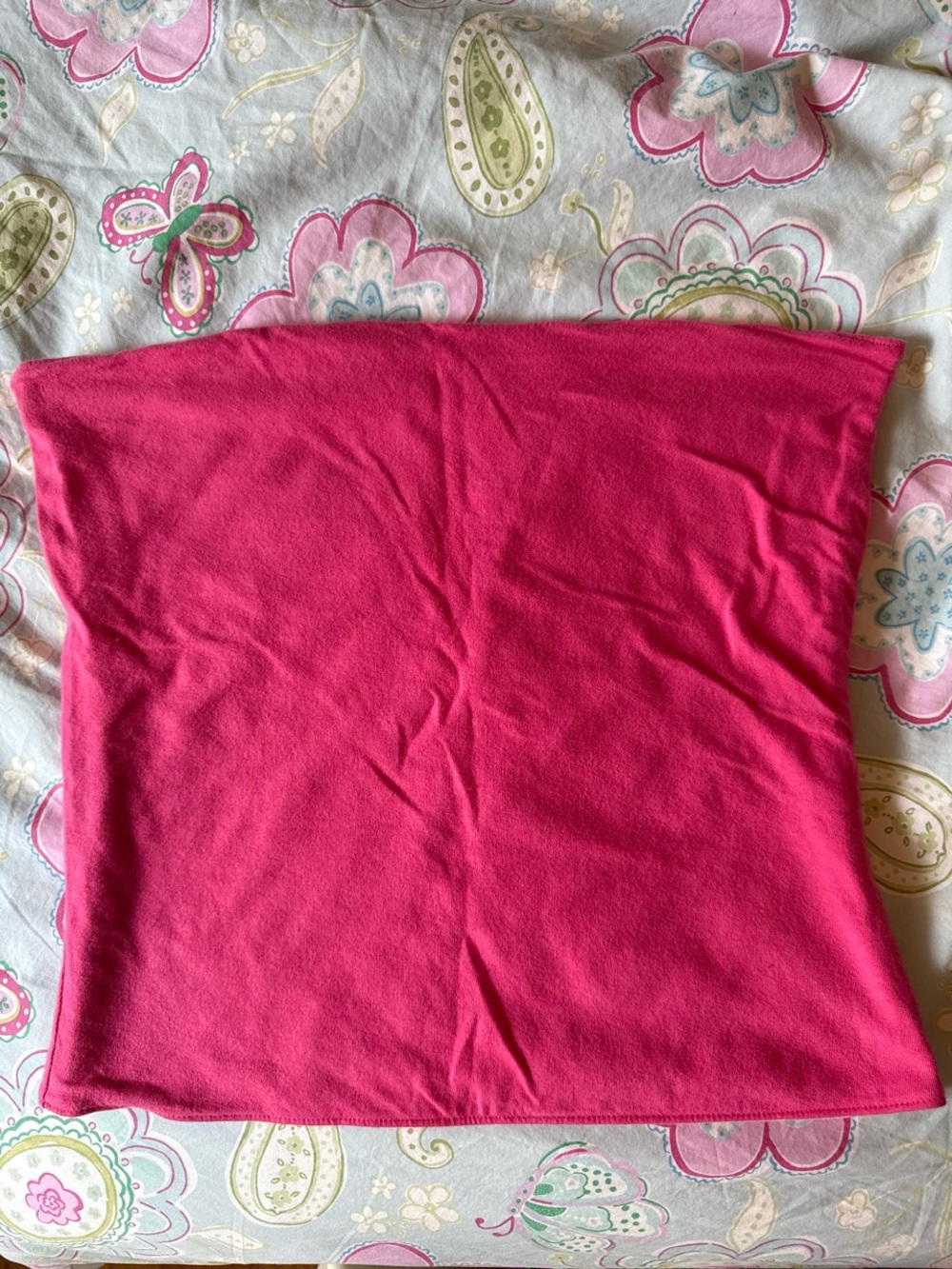 Hollister Hot Pink Strapless Tube Top